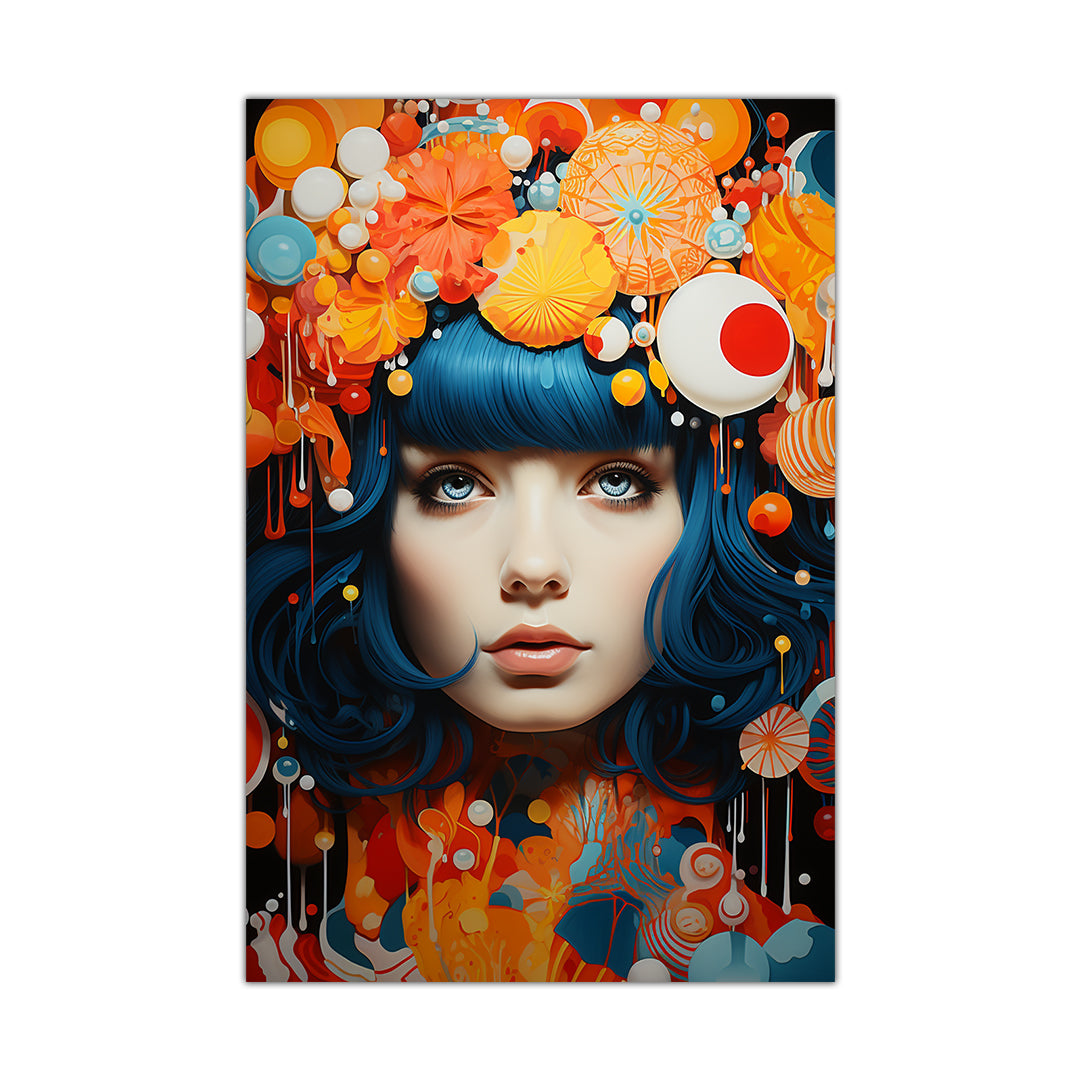 Bloom of Dreams - Yayoi Kusama Style | Art Canvas Poster