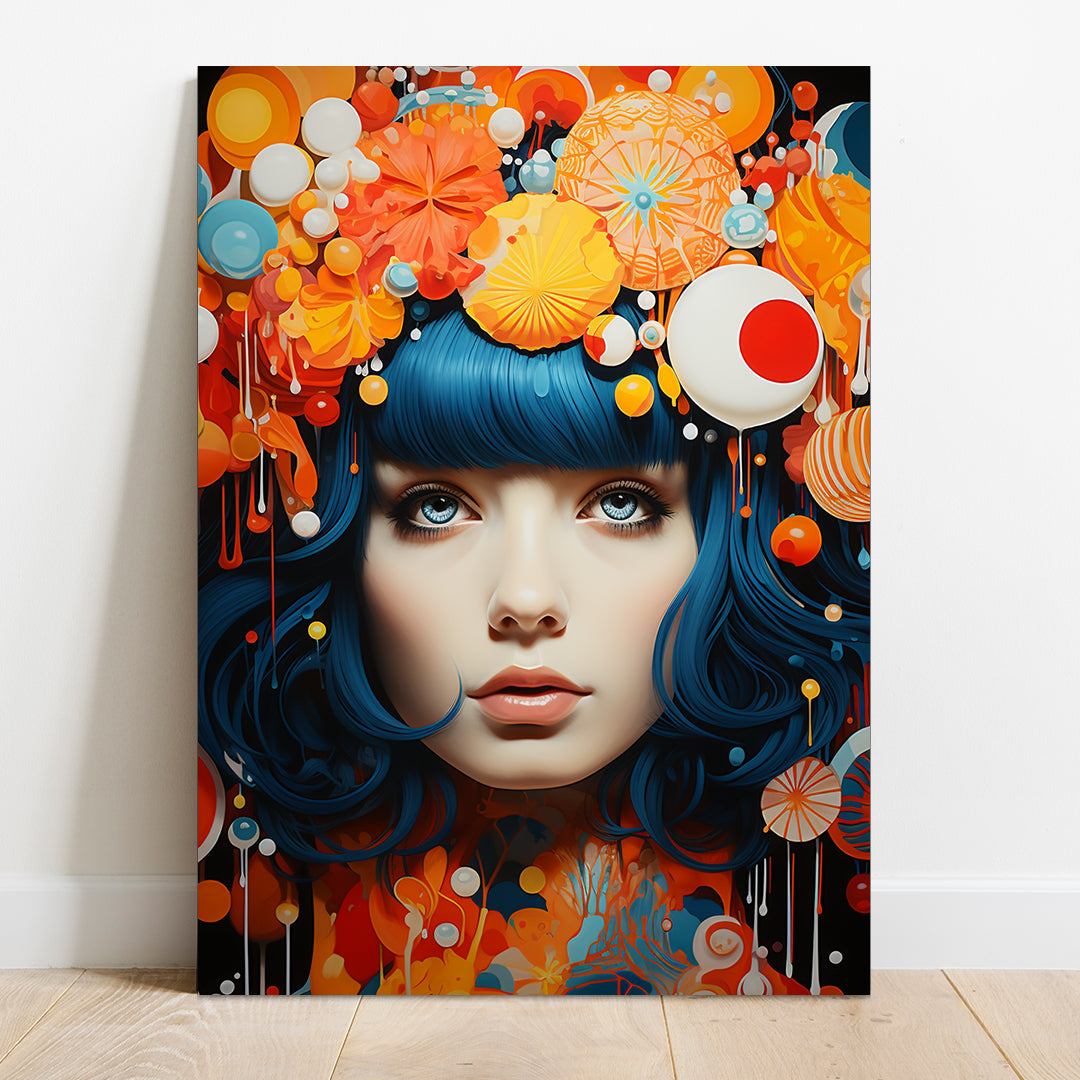 Bloom of Dreams - Yayoi Kusama Style | Art Canvas Poster