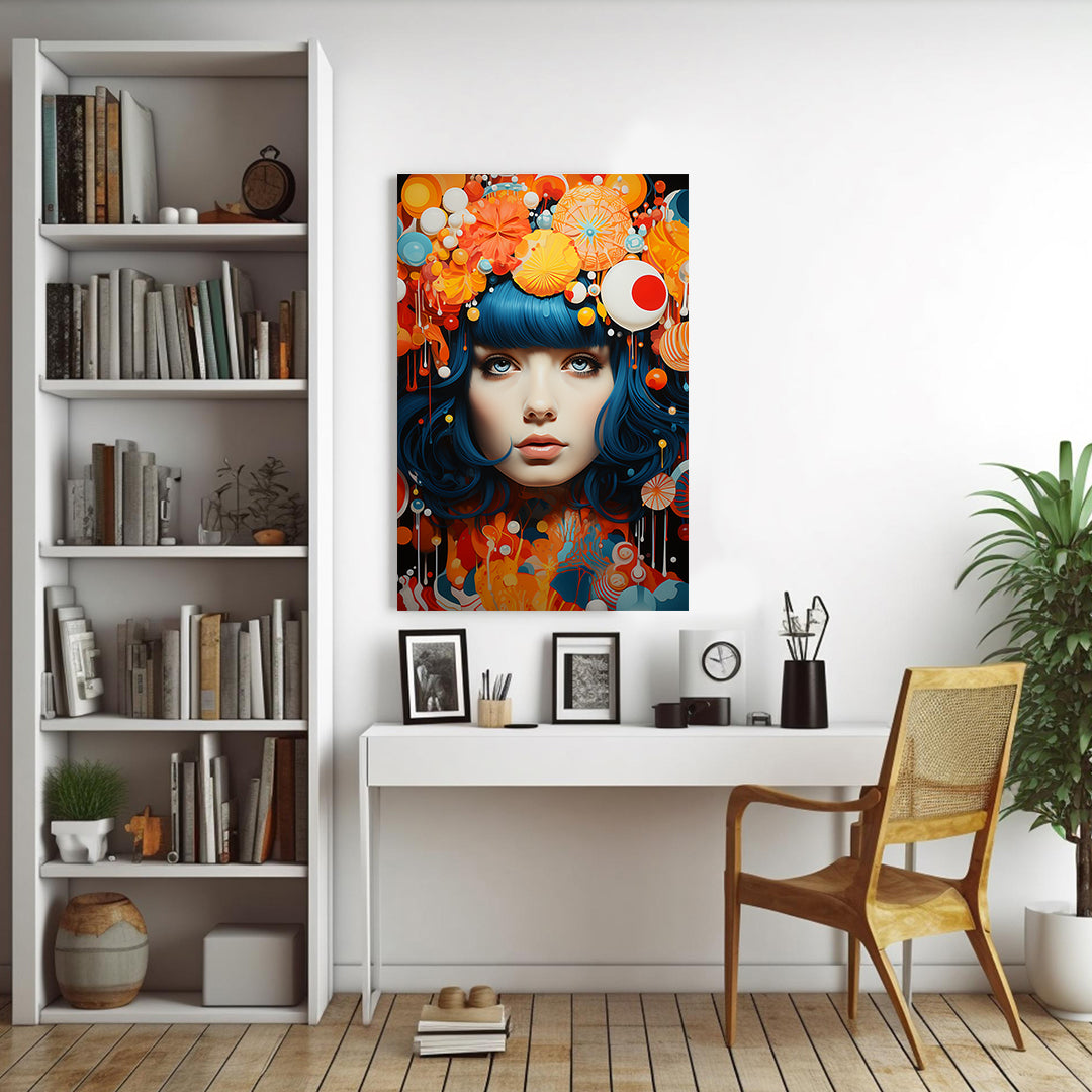 Bloom of Dreams - Yayoi Kusama Style | Art Canvas Poster