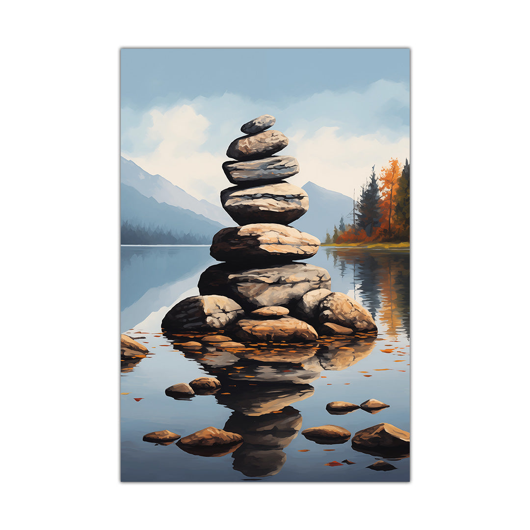 Zen Balance - Lakeside Serenity