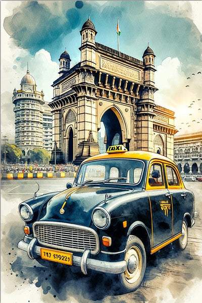 Explore the Vibrant Art of Mumbai Posters - Discover Unique Mumbai City Poster Designs