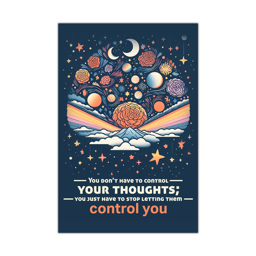 Celestial Mindfulness - Inspirational Canvas Art