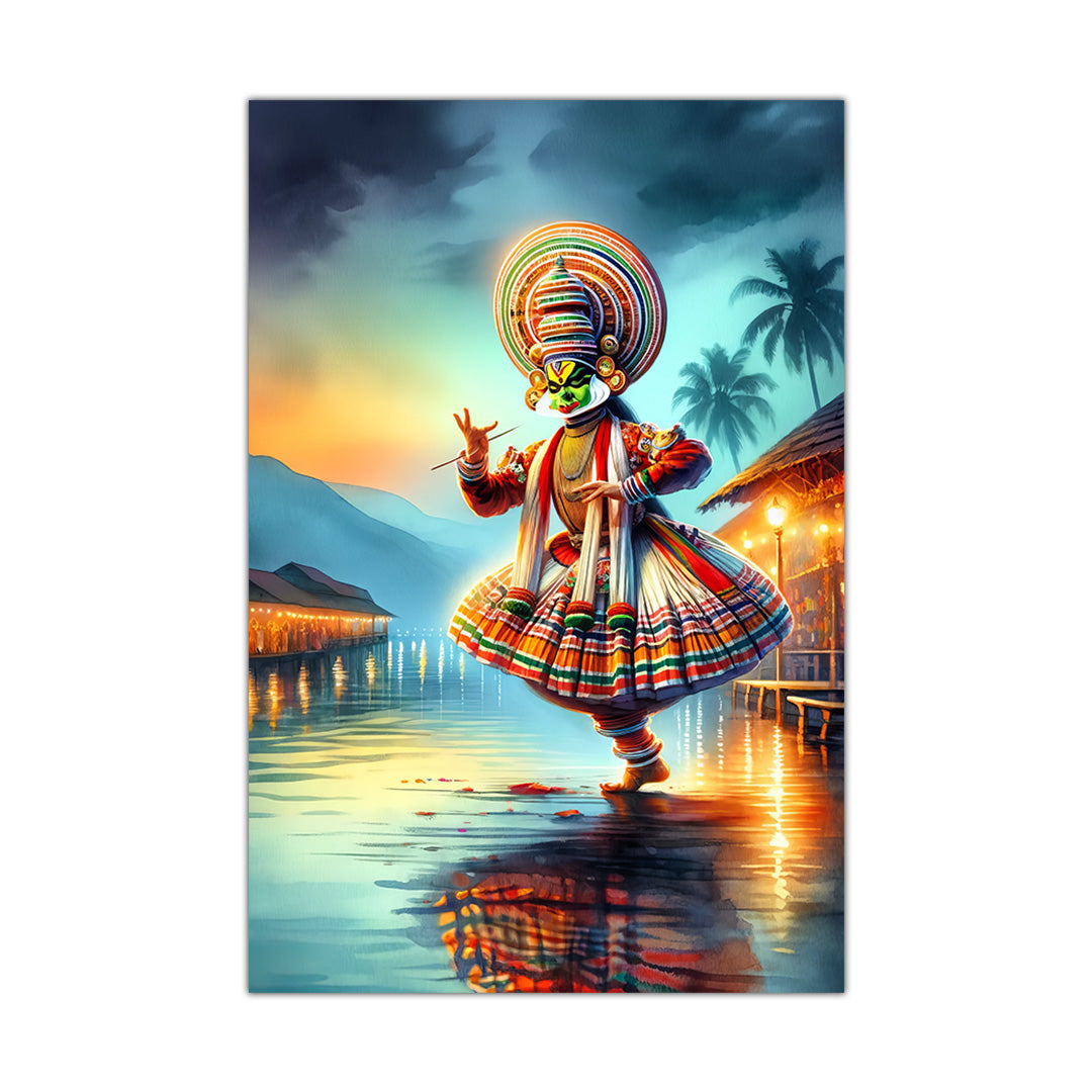 Kathakali Dance in Twilight Serenity