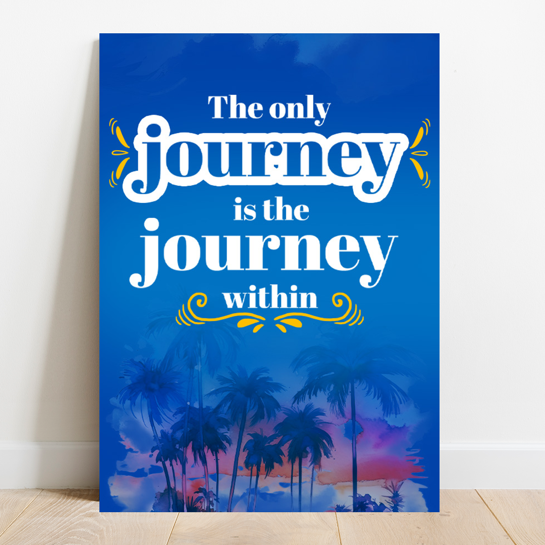 Inner Voyage - Inspirational Canvas Poster