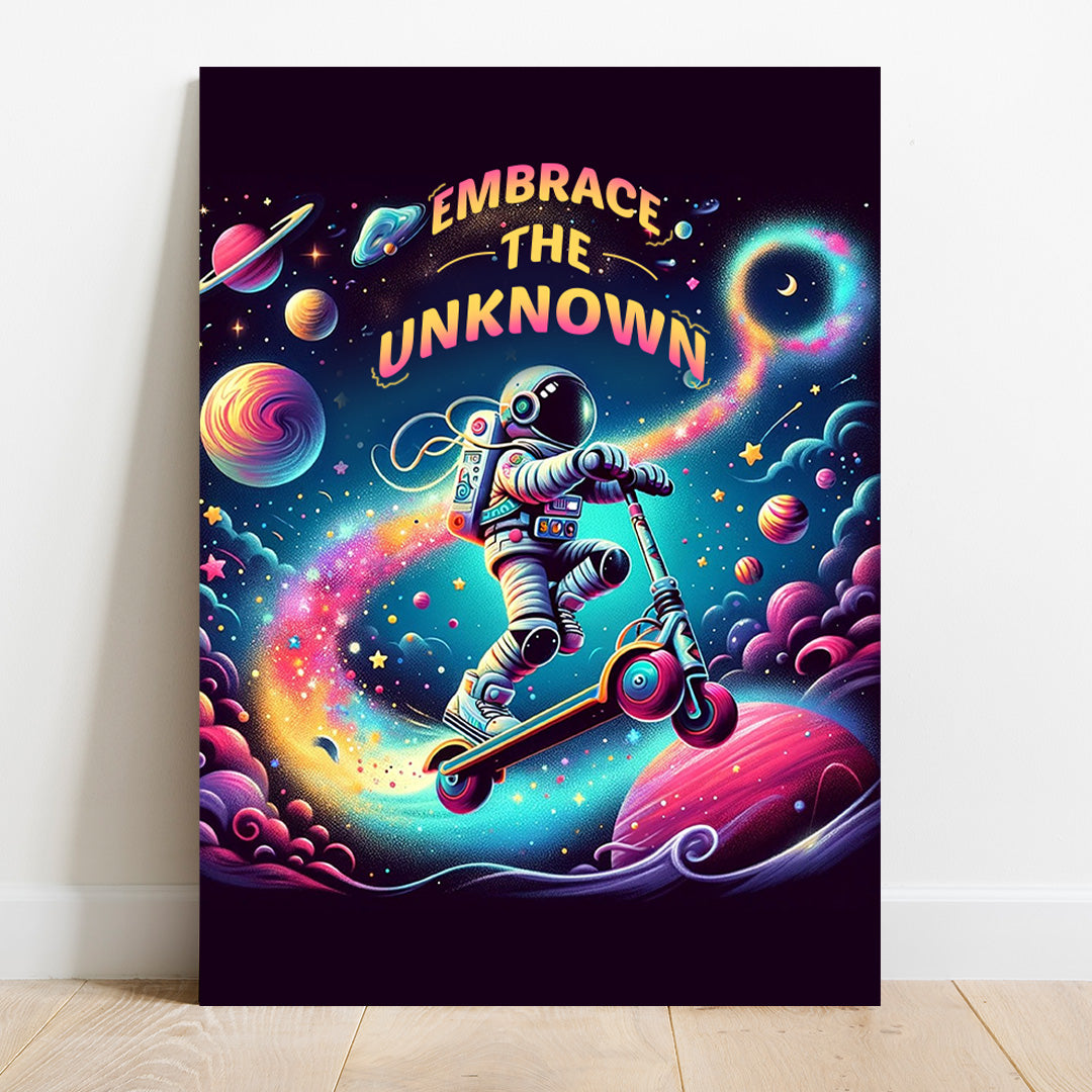 Cosmic Voyager - Embrace the Unknown Canvas Print