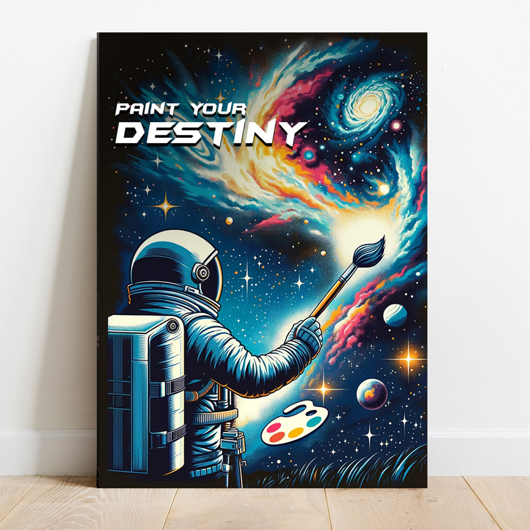 Galactic Artisan - Paint Your Destiny Canvas Print