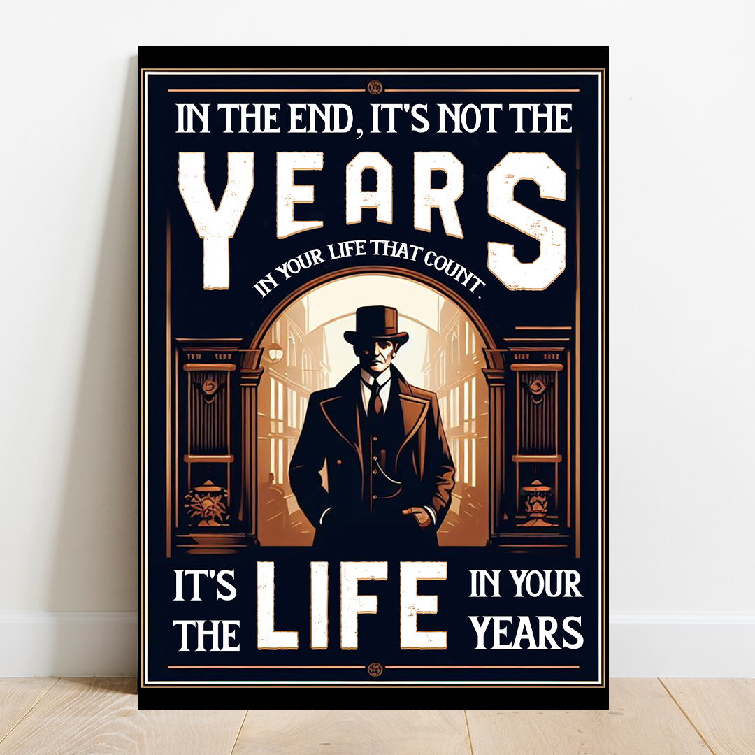 Timeless Wisdom - The Essence of Life Canvas Poster