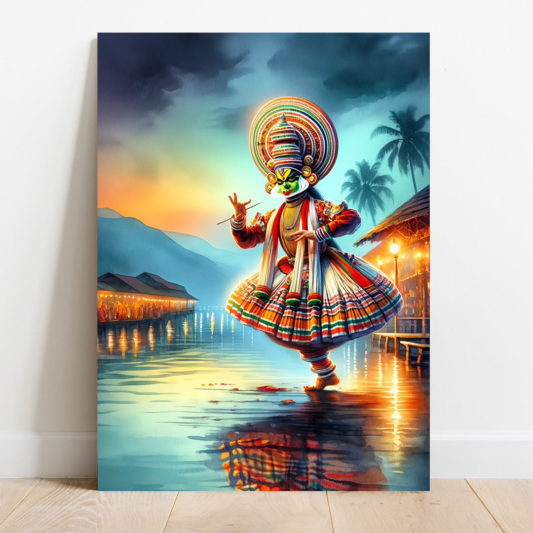 Kathakali Dance in Twilight Serenity