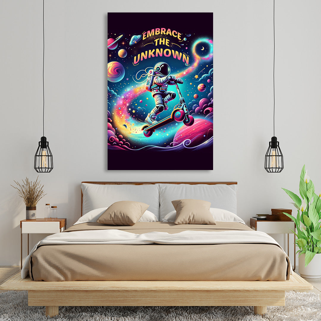 Cosmic Voyager - Embrace the Unknown Canvas Print