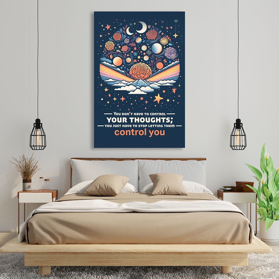 Celestial Mindfulness - Inspirational Canvas Art