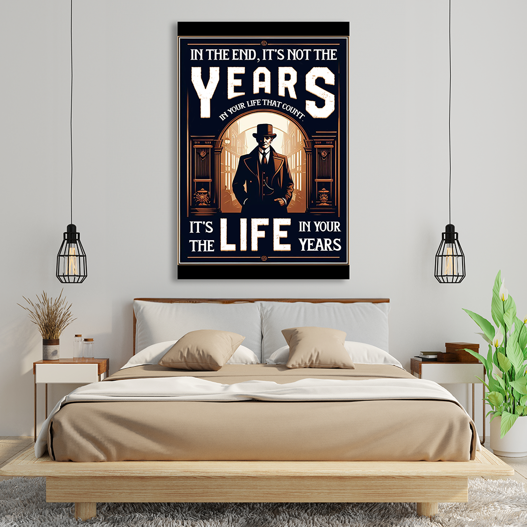 Timeless Wisdom - The Essence of Life Canvas Poster