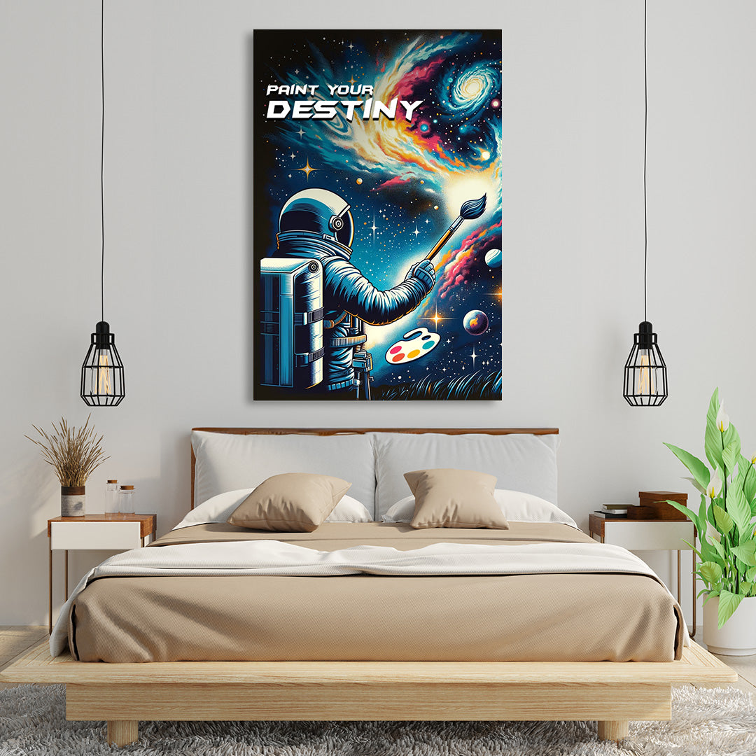 Galactic Artisan - Paint Your Destiny Canvas Print