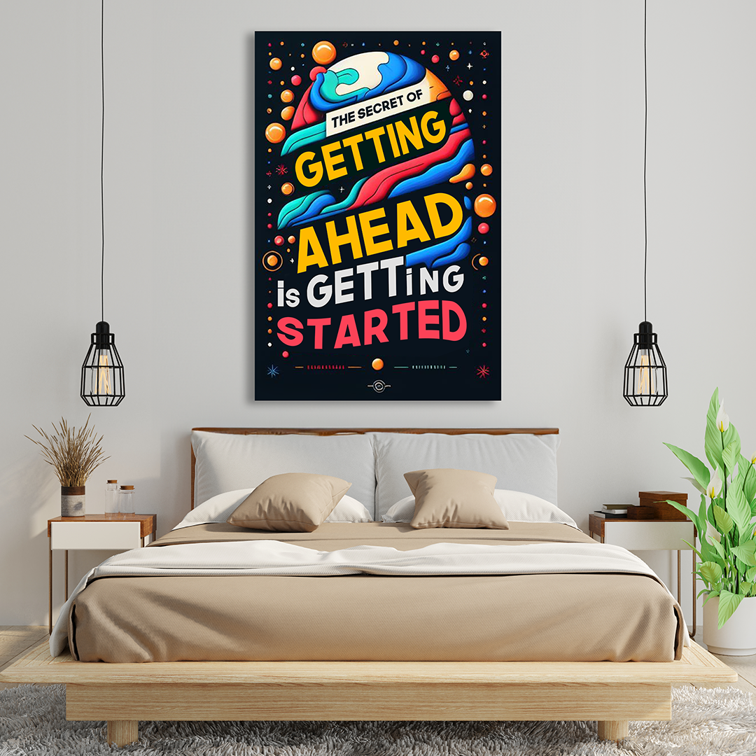 Galactic Motivation - Cosmic Canvas Print