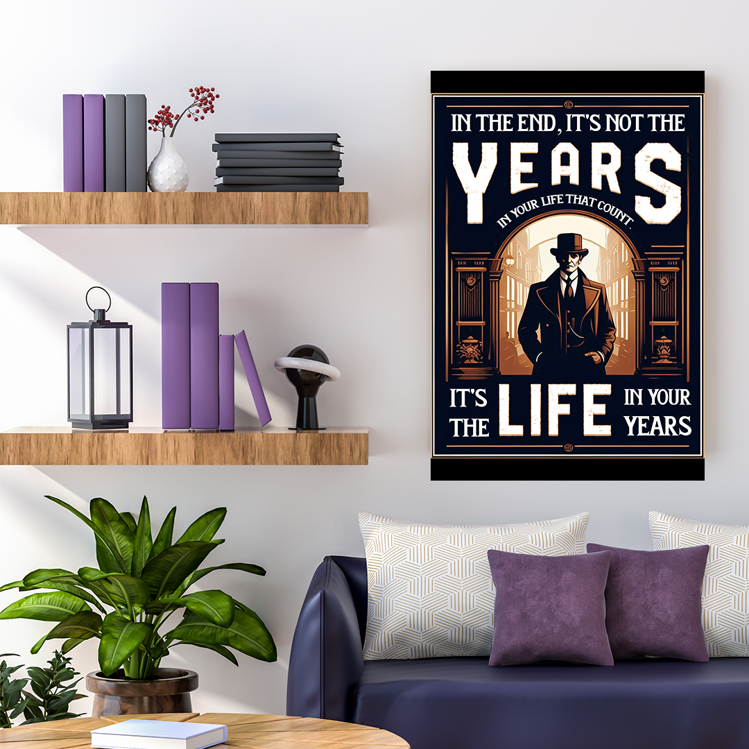 Timeless Wisdom - The Essence of Life Canvas Poster