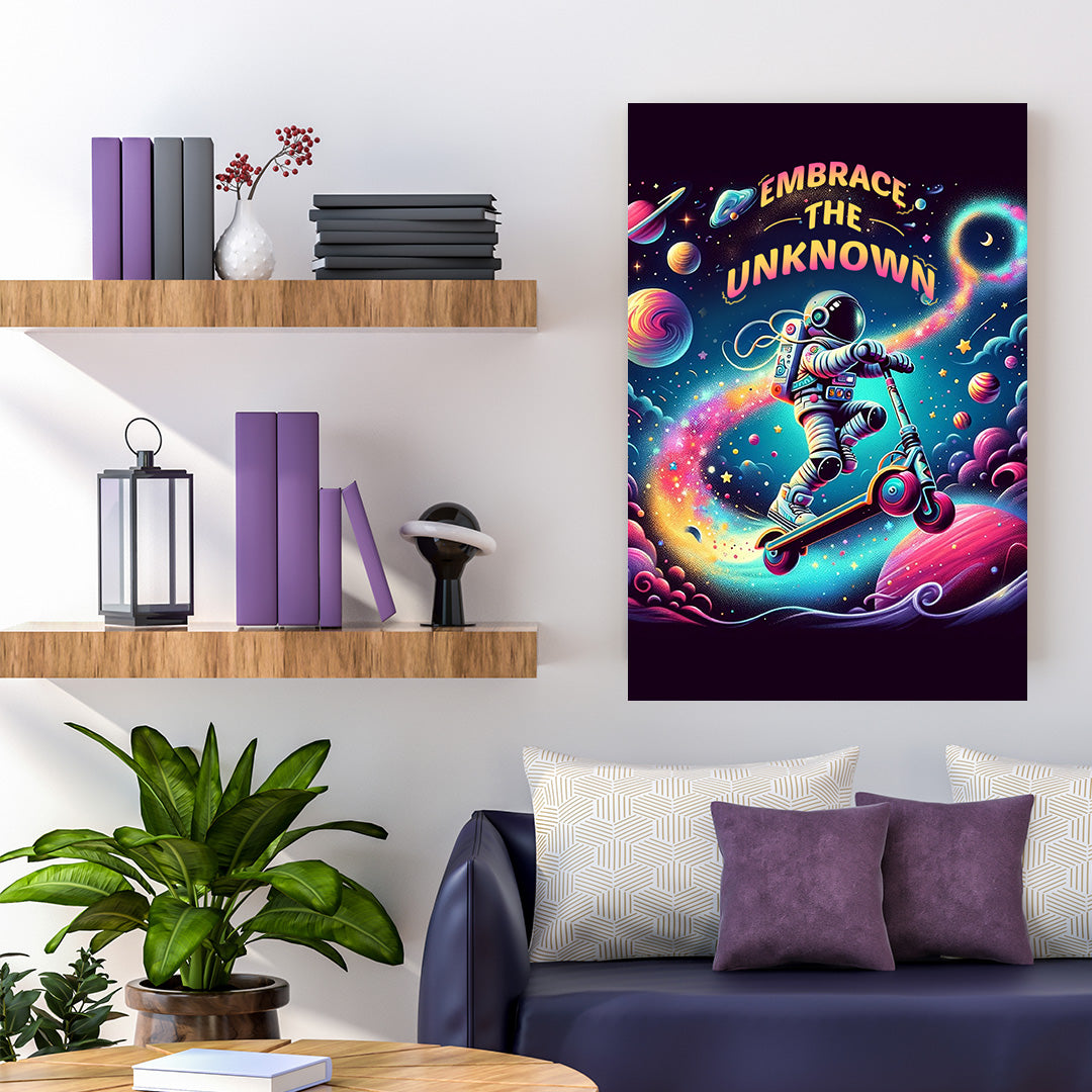 Cosmic Voyager - Embrace the Unknown Canvas Print