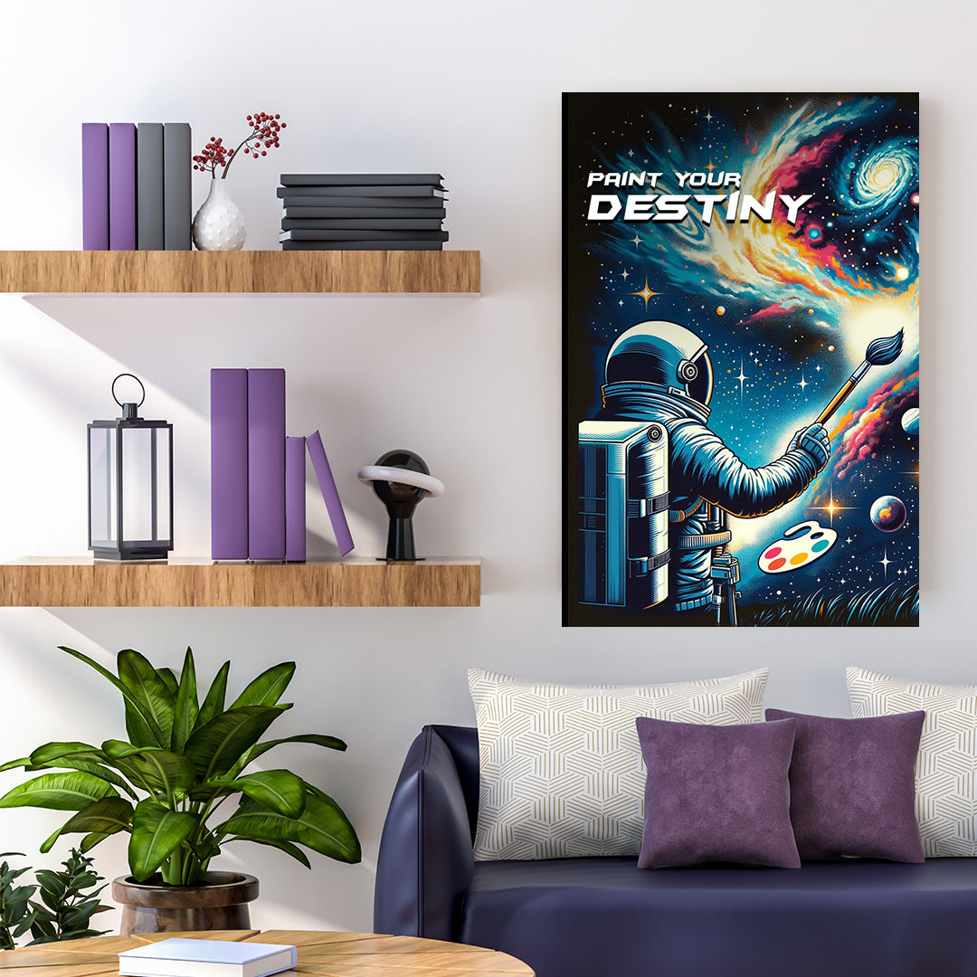 Galactic Artisan - Paint Your Destiny Canvas Print