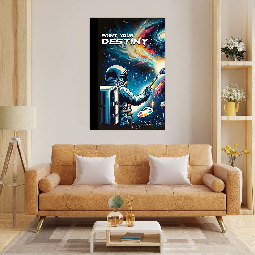 Galactic Artisan - Paint Your Destiny Canvas Print