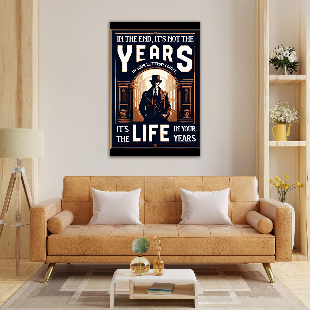 Timeless Wisdom - The Essence of Life Canvas Poster