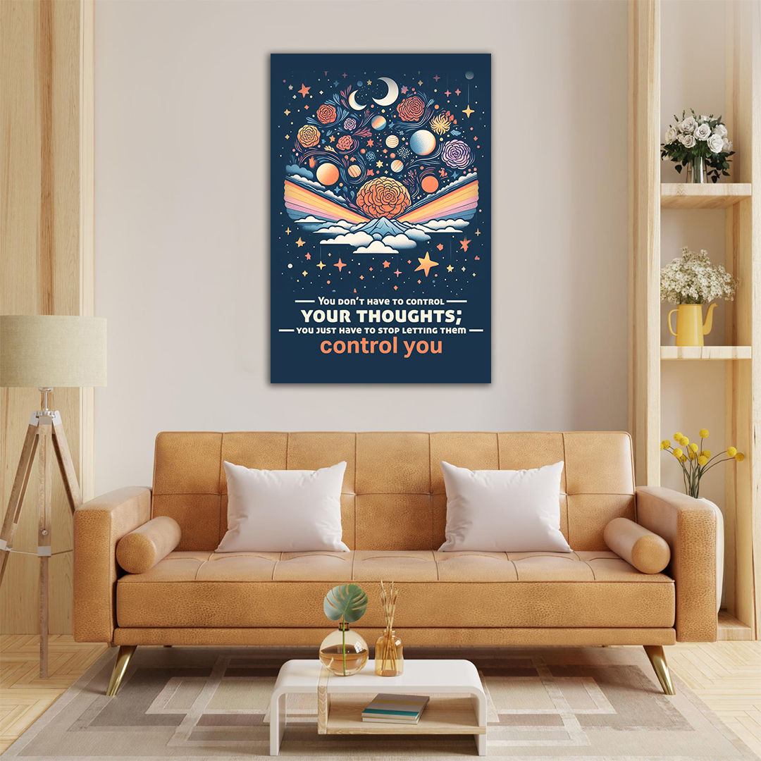 Celestial Mindfulness - Inspirational Canvas Art