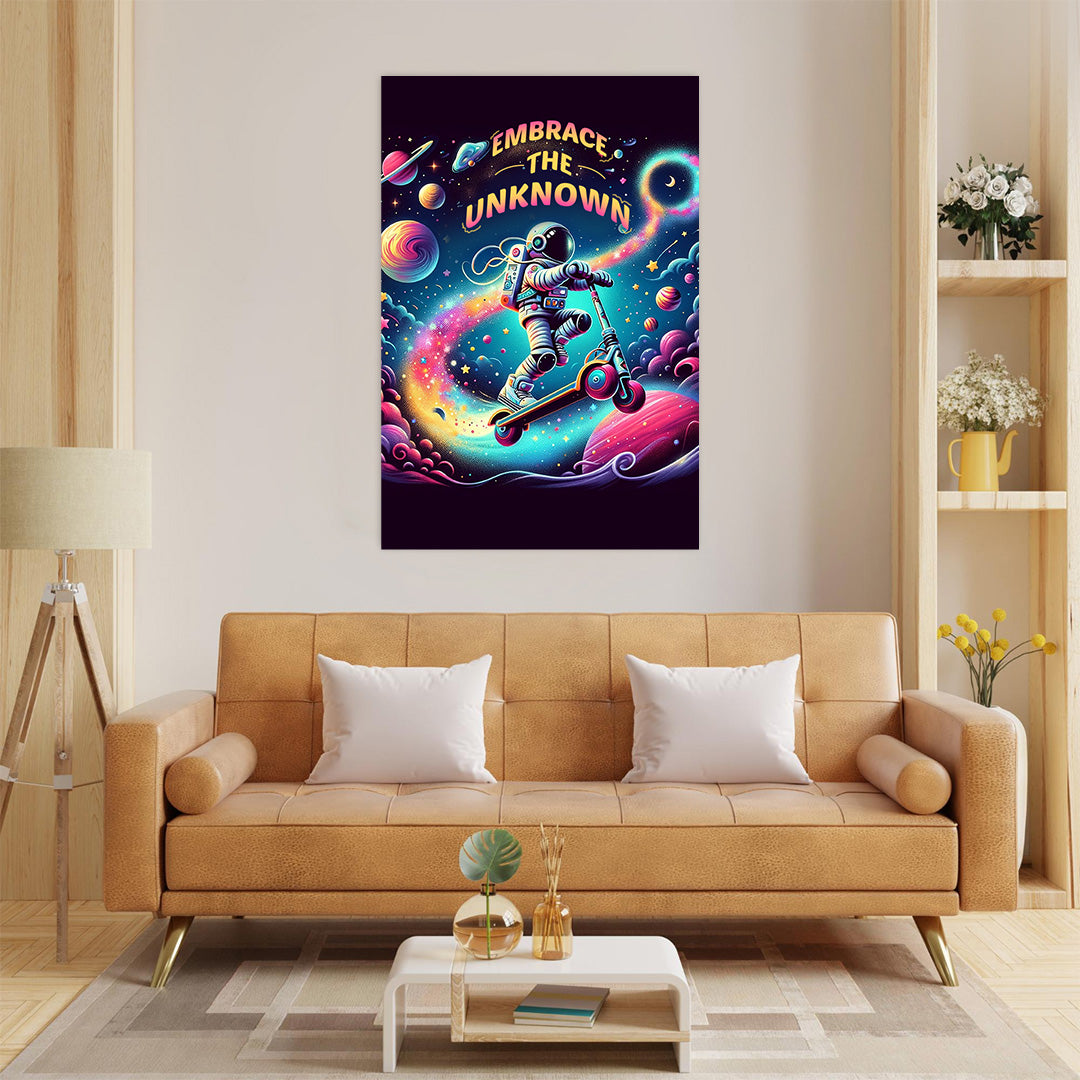 Cosmic Voyager - Embrace the Unknown Canvas Print