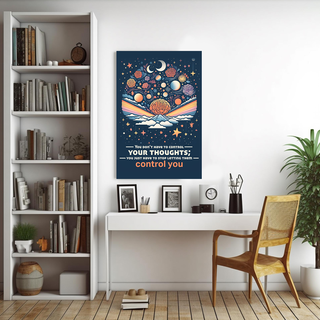 Celestial Mindfulness - Inspirational Canvas Art