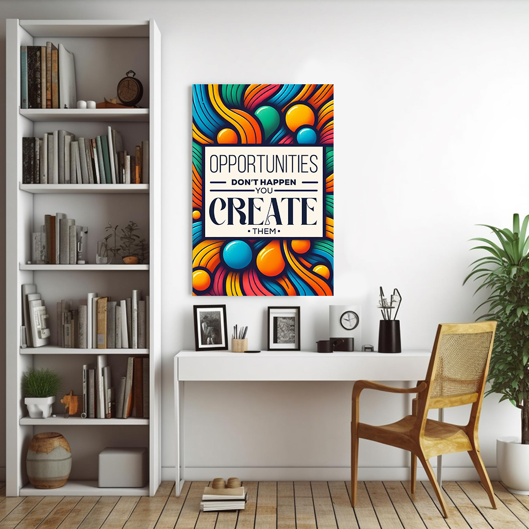 Creator of Chances - Motivational Canvas Art