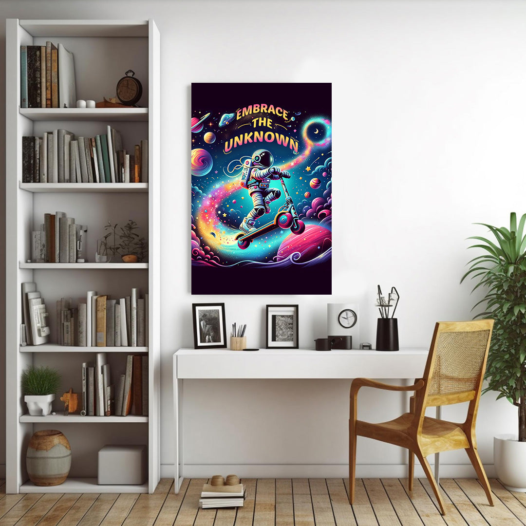 Cosmic Voyager - Embrace the Unknown Canvas Print