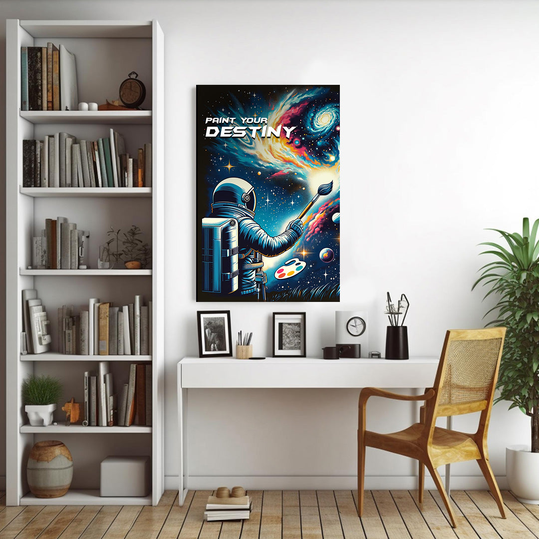 Galactic Artisan - Paint Your Destiny Canvas Print