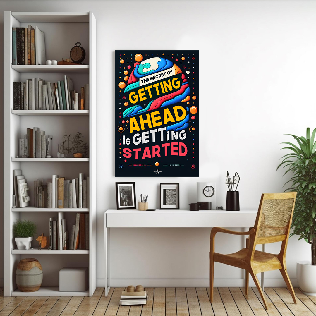 Galactic Motivation - Cosmic Canvas Print