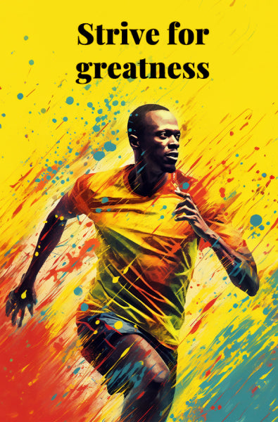 Sports Posters: Dynamic Sports and Athletes Illustrated Posters