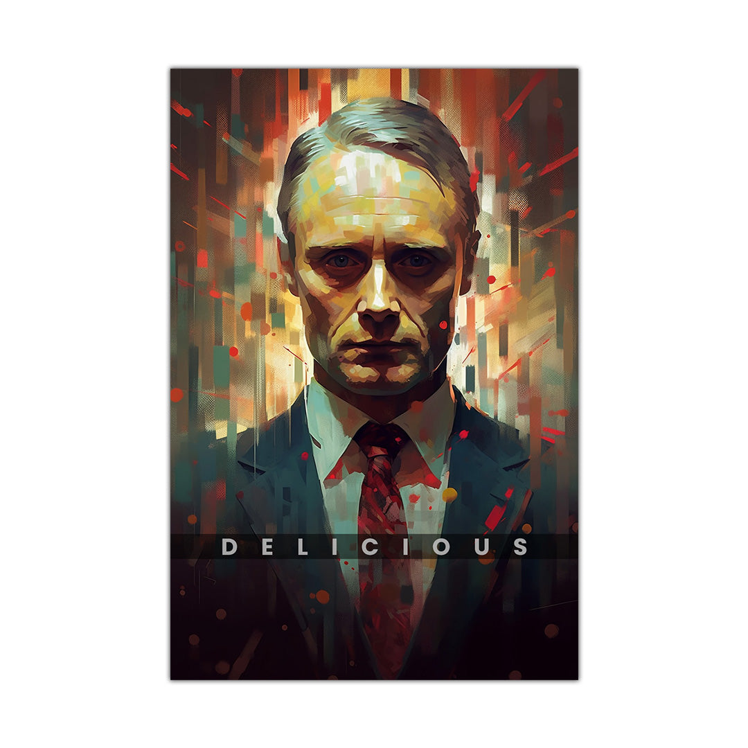 Hannibal Lecter | Culinary Enigma | Hannibal | Movies & Shows Canvas Poster