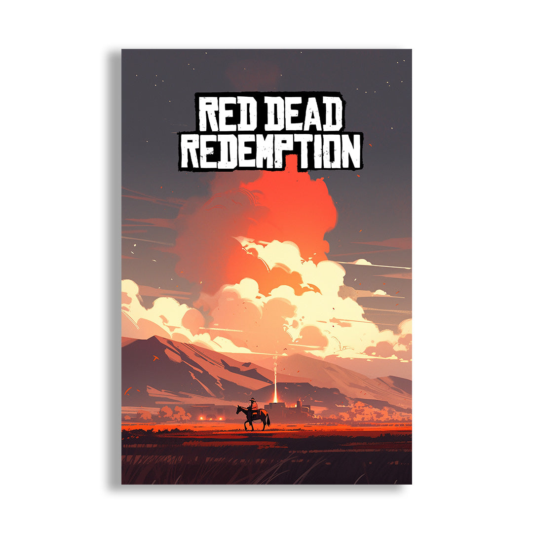 Red Dead Redemption: Dawn of Industry | Gaming Canvas Poster