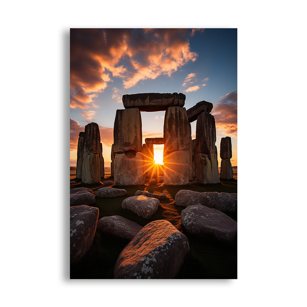 Sunrise at Stonehenge | Travel Canvas Poster