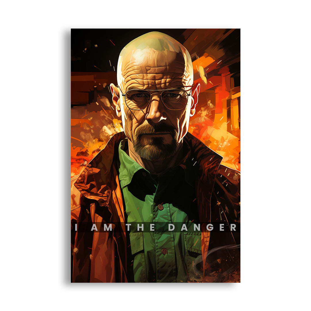 Walter White: Breaking Boundaries | Breaking Bad | Movies & Shows Canvas Poster