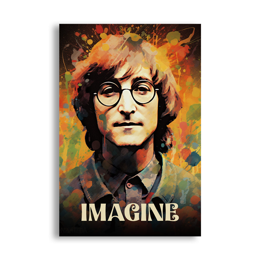 John Lennon: Visionary of Peace | Beatles | Music Canvas Poster