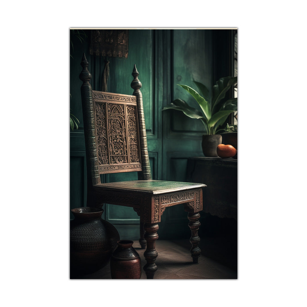 Timeless Elegance: The Throne of Heritage | Vintage Canvas Poster