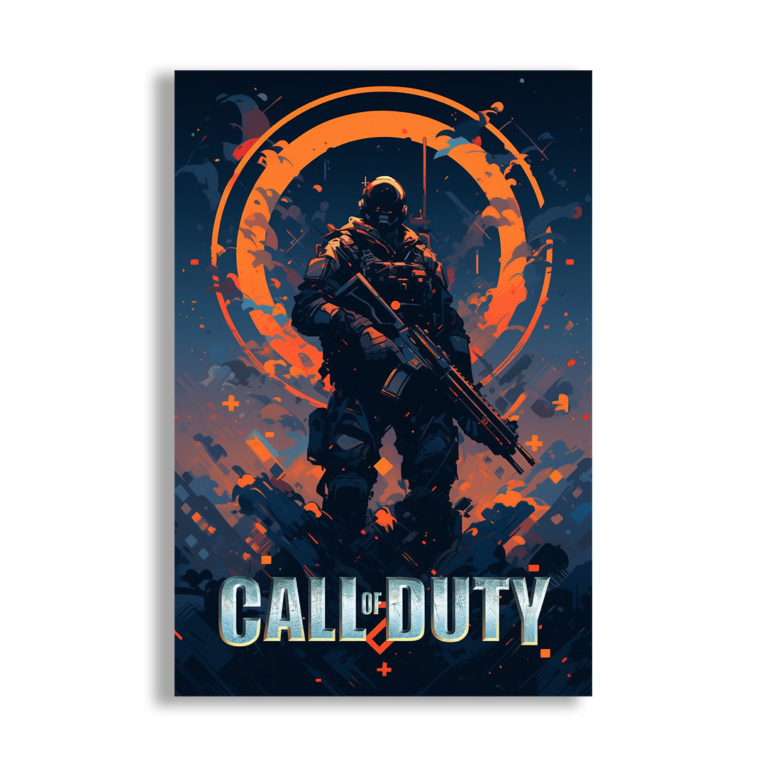 Call of Duty: Elite Warrior | Gaming Canvas Poster