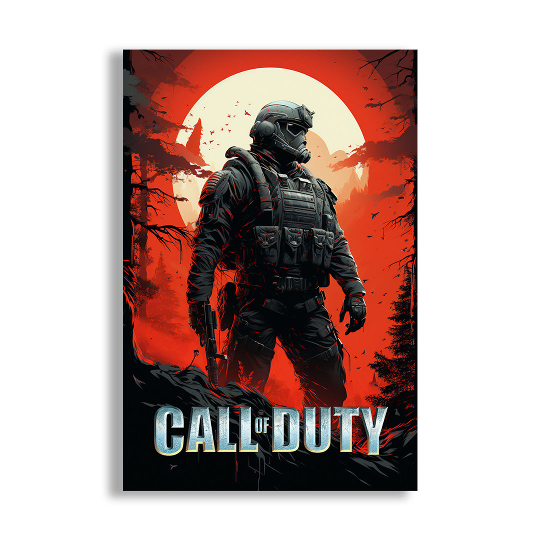 Call of Duty: Red Horizon | Gaming Canvas Poster