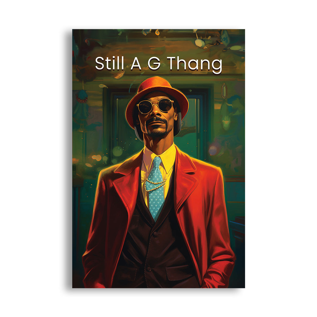 Snoop Dogg: Timeless Elegance | Music Canvas Poster