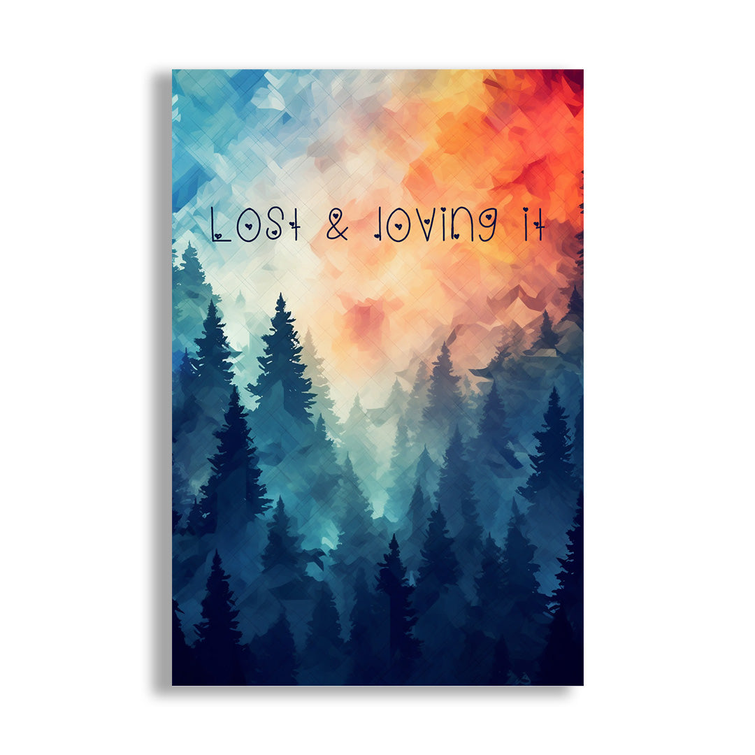 Mystic Forest Dawn | Travel Canvas Poster