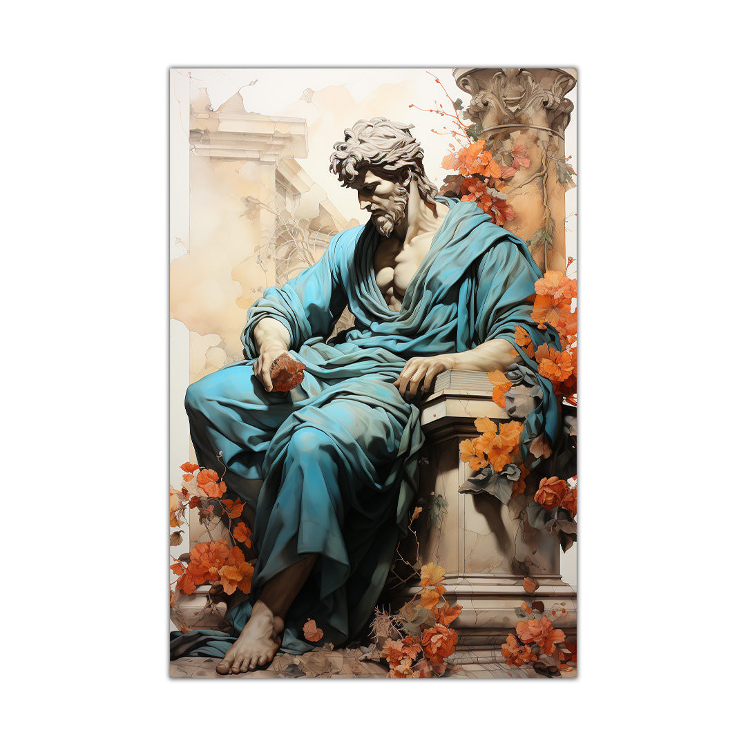 Melancholy - Michelangelo Style | Art Canvas Poster