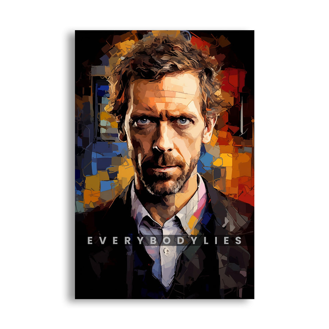 Gregory House: The Inimitable | Movies & Shows Canvas Poster