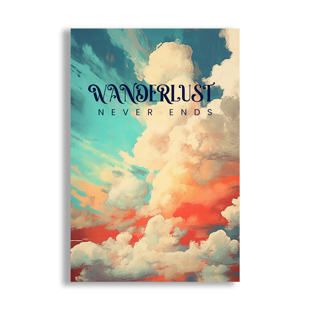 Celestial Cloudscape | Travel Canvas Poster