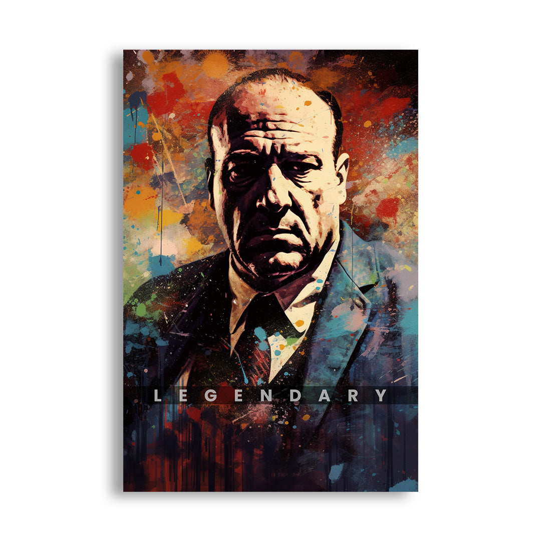 Tony Soprano: The King of New Jersey | Sopranons | Movies & Shows Canvas Poster