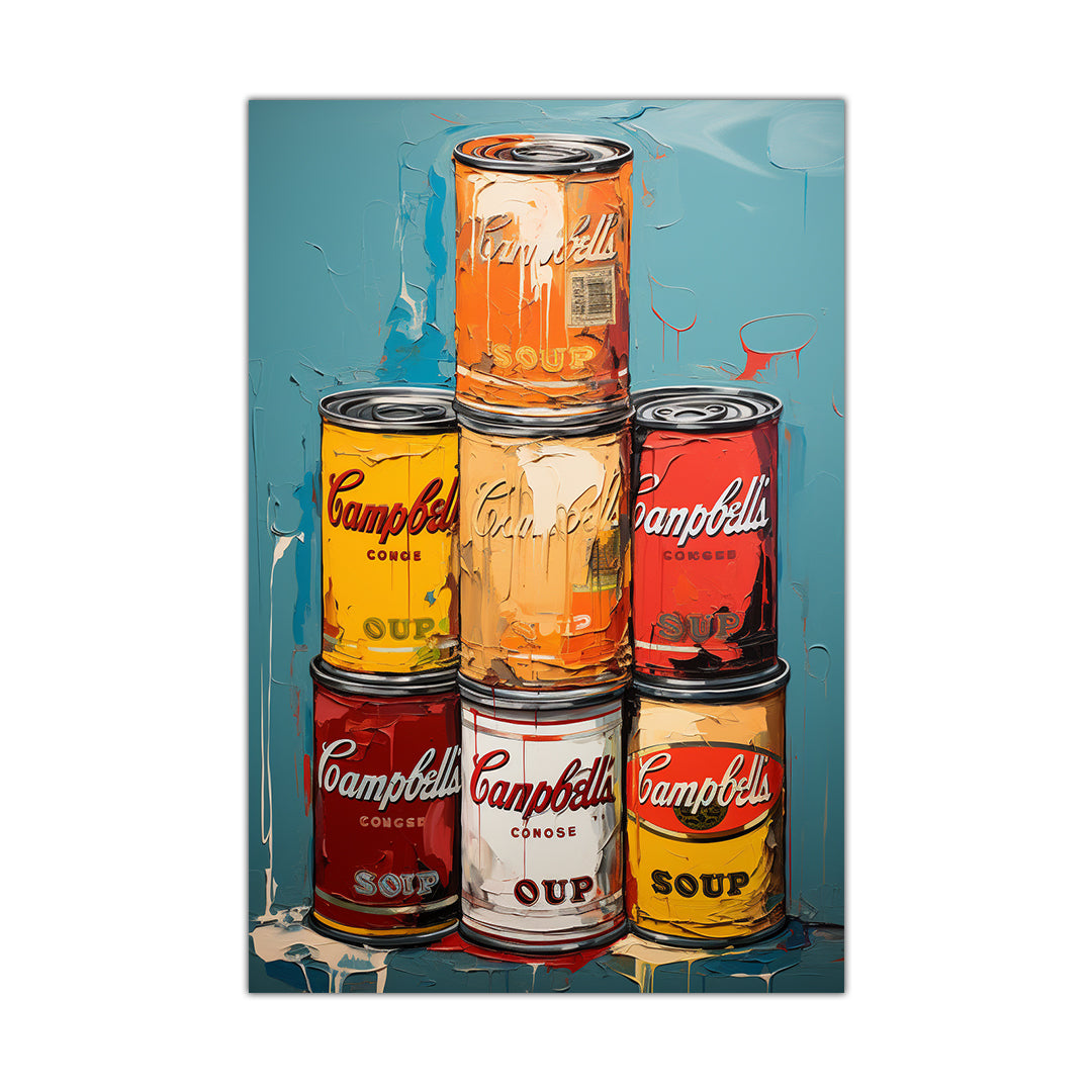 Pop Art Pantry - Andy Warhol Style | Art Canvas Poster