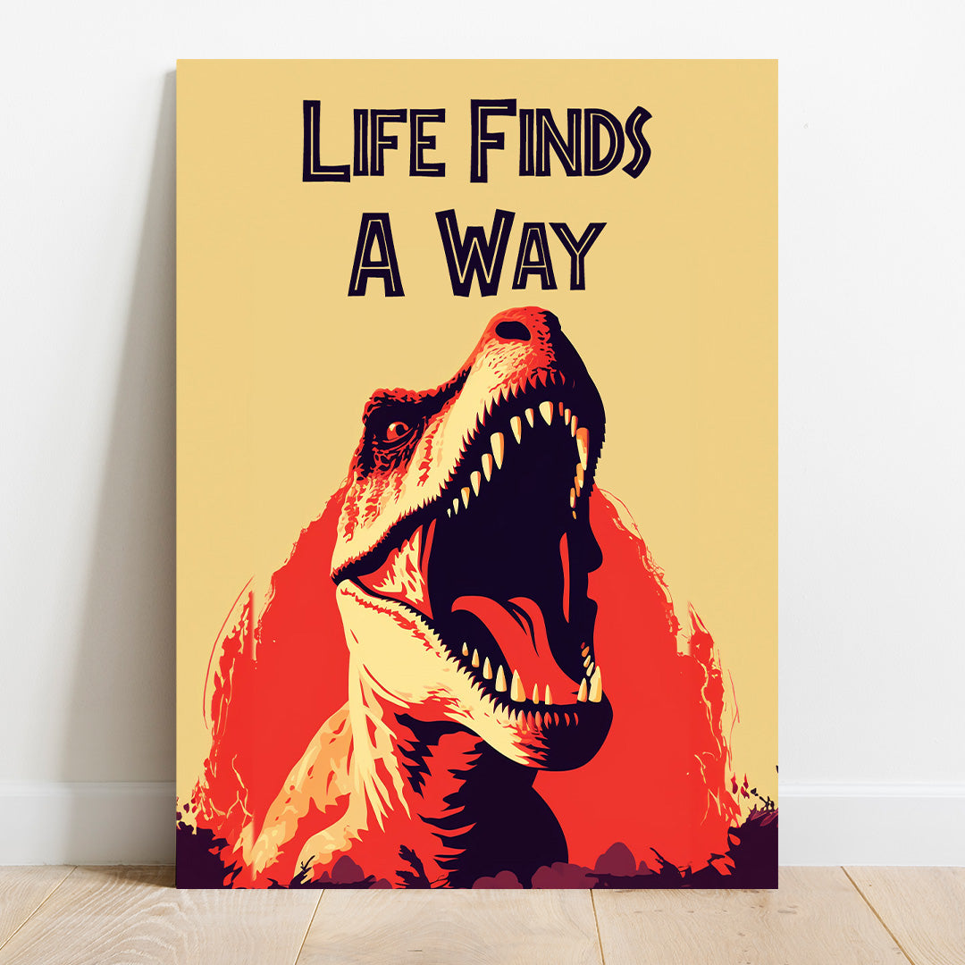 Roaring Legacy: Jurassic Majesty | Jurassic Park | Movies & Shows Canvas Poster