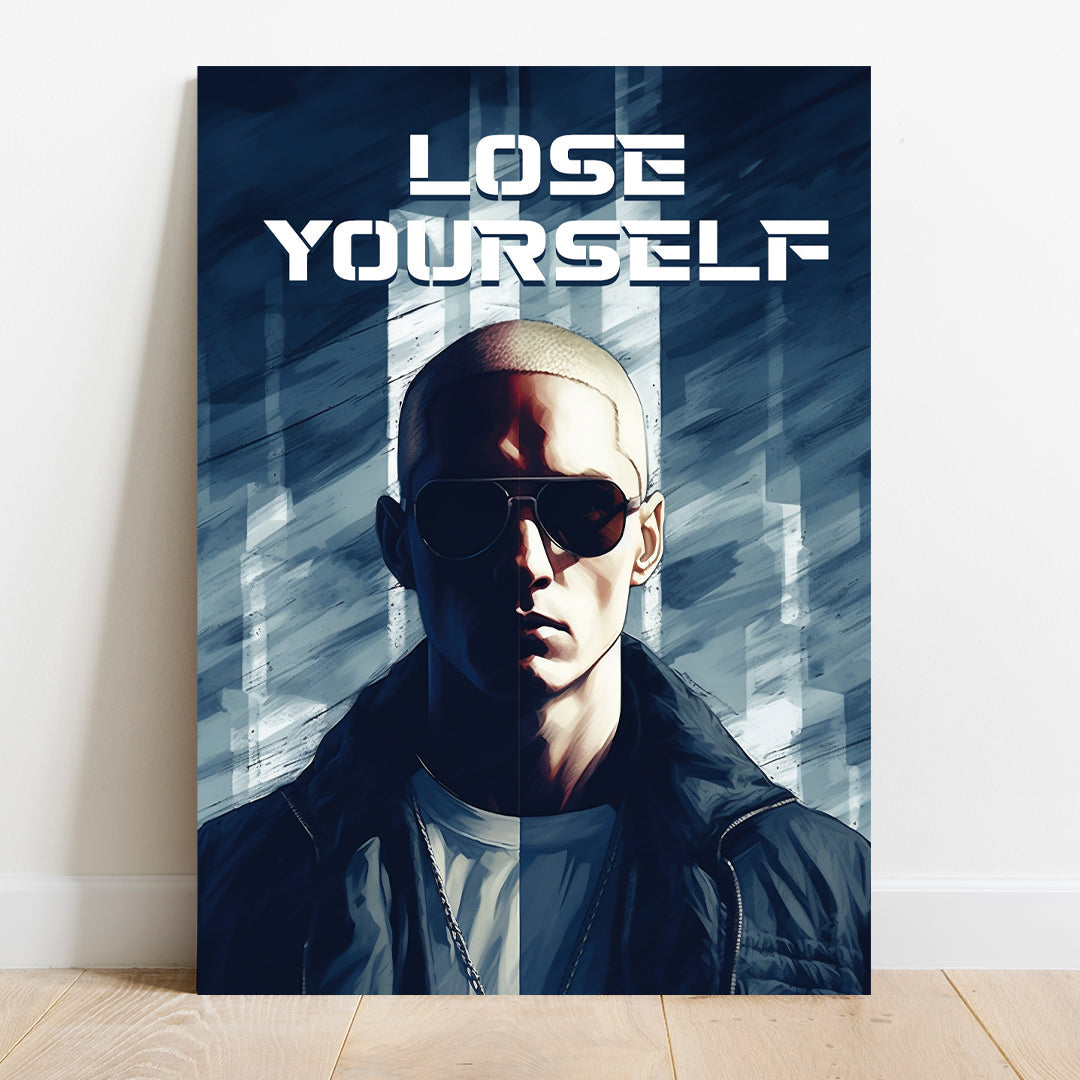 Eminem: Shades of Rap Legacy | Music Canvas Poster