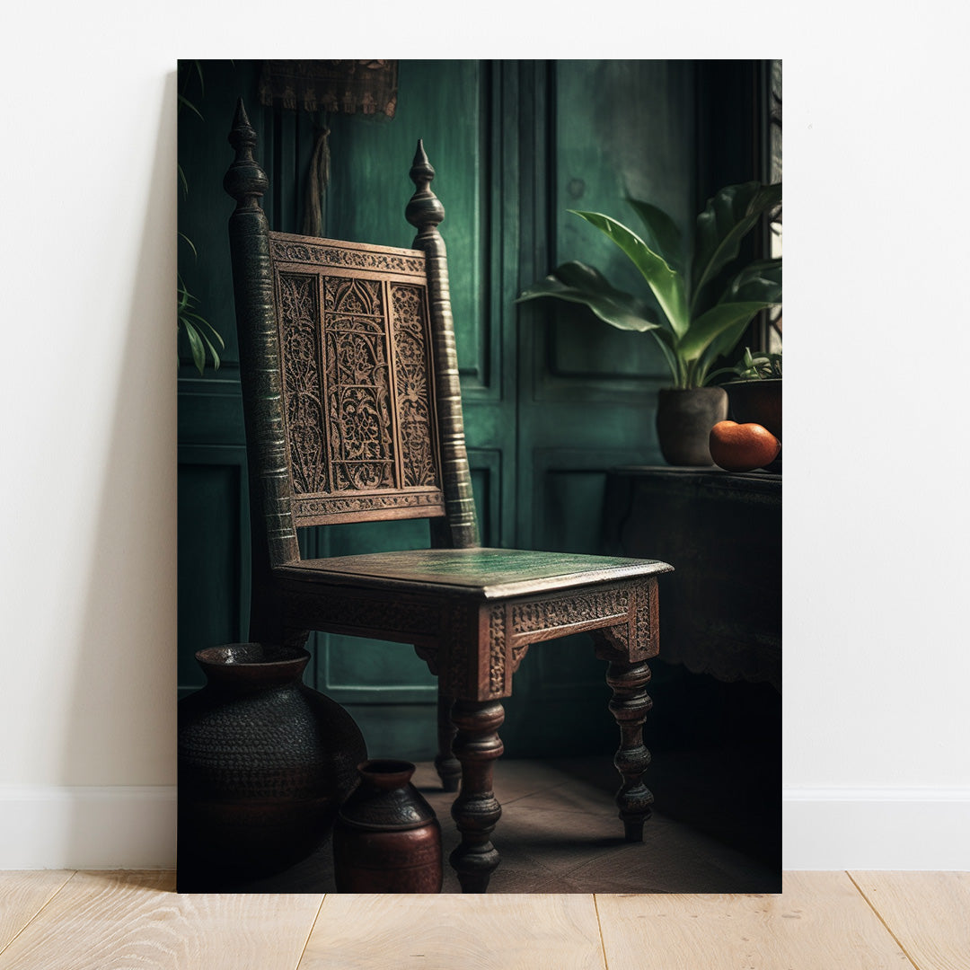 Timeless Elegance: The Throne of Heritage | Vintage Canvas Poster