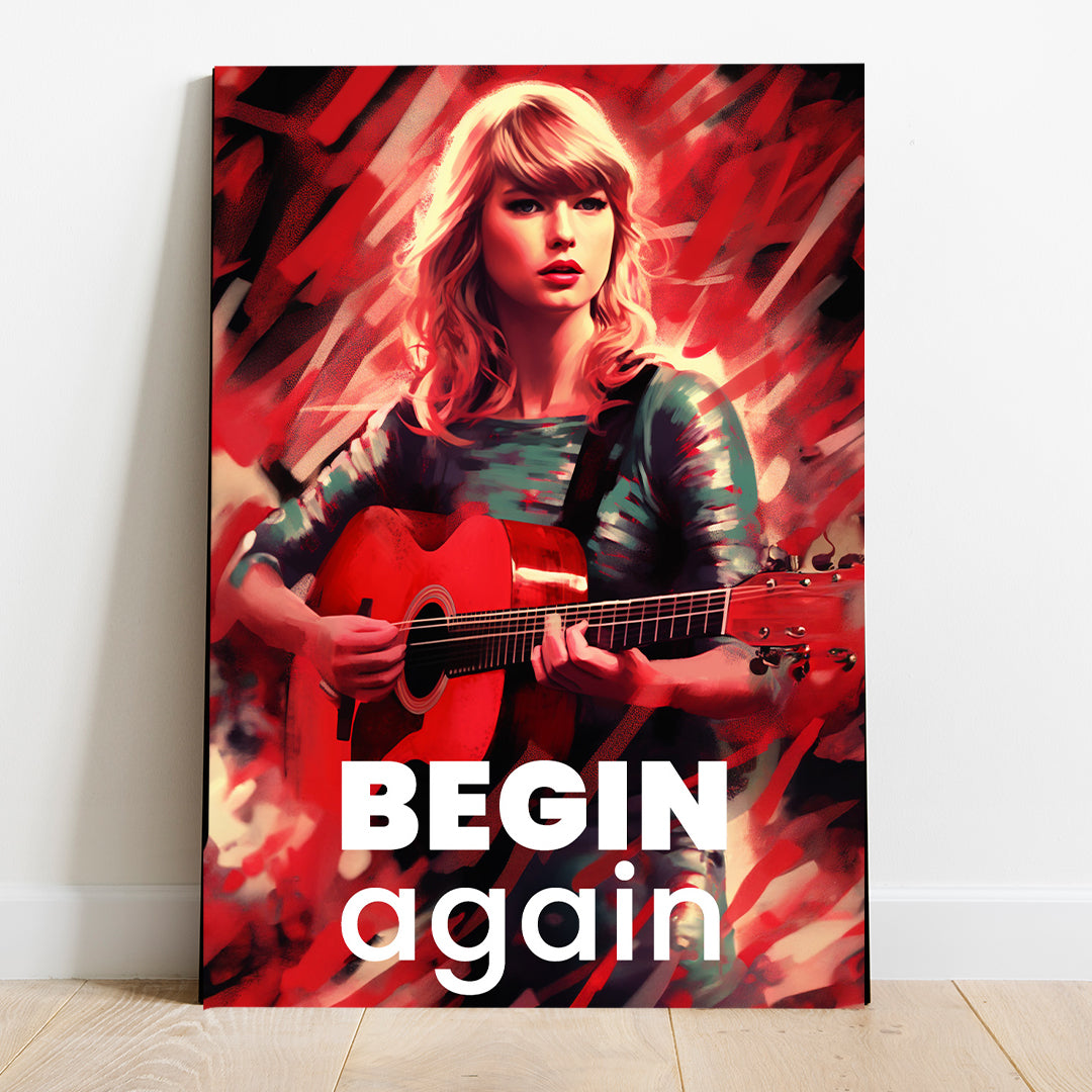 Taylor Swift: Melodic Reverie | Music Canvas Poster