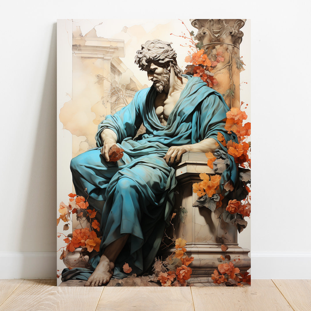 Melancholy - Michelangelo Style | Art Canvas Poster